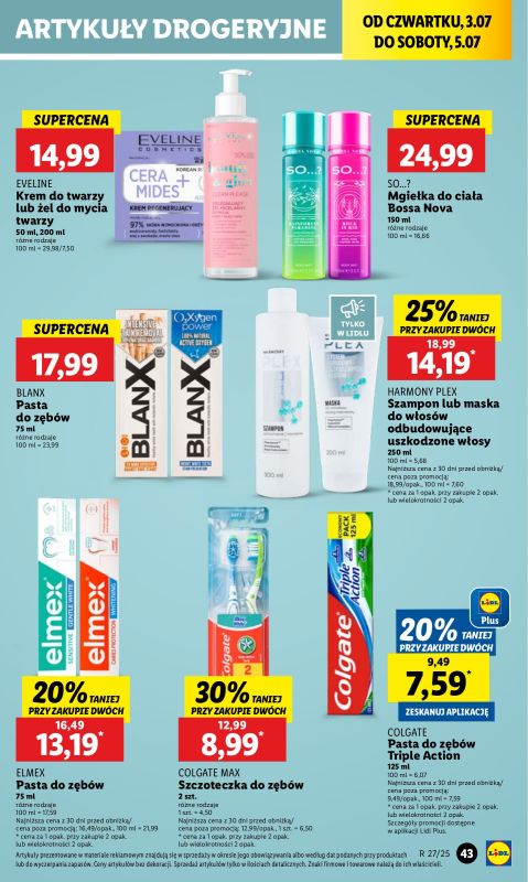 Lidl - gazetka promocyjna Oferta od czwartku od czwartku 03.07 do soboty 05.07 - strona 55