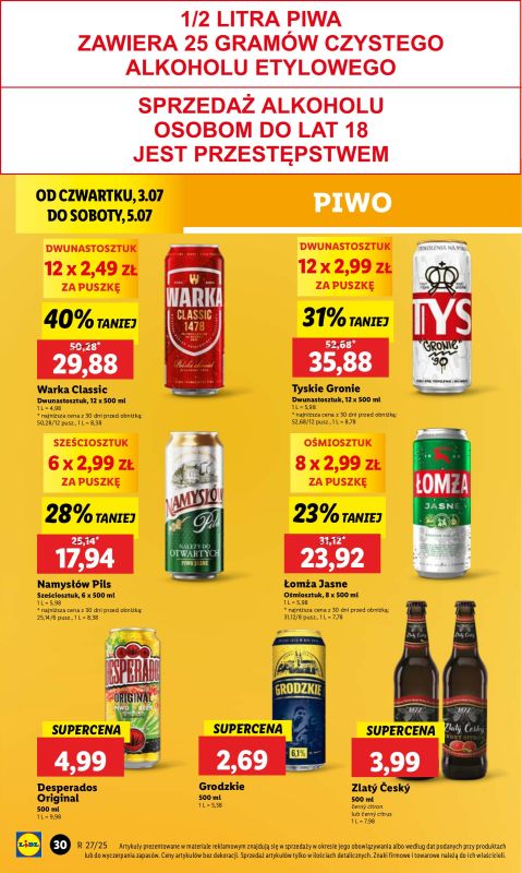 Lidl - gazetka promocyjna Oferta od czwartku od czwartku 03.07 do soboty 05.07 - strona 42