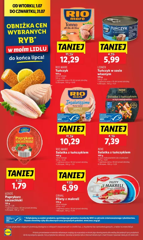 Lidl - gazetka promocyjna Oferta od czwartku od czwartku 03.07 do soboty 05.07 - strona 30