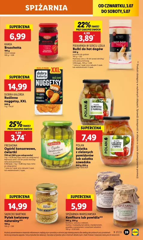 Lidl - gazetka promocyjna Oferta od czwartku od czwartku 03.07 do soboty 05.07 - strona 55