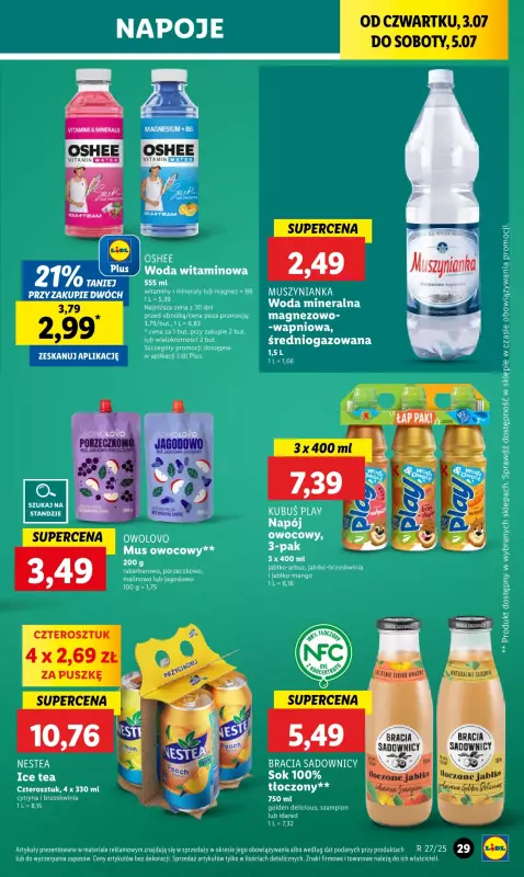 Lidl - gazetka promocyjna Oferta od czwartku od czwartku 03.07 do soboty 05.07 - strona 45