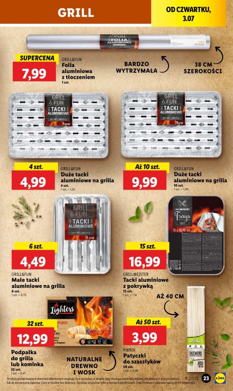 Lidl - gazetka promocyjna Oferta od czwartku od czwartku 03.07 do soboty 05.07 - strona 35