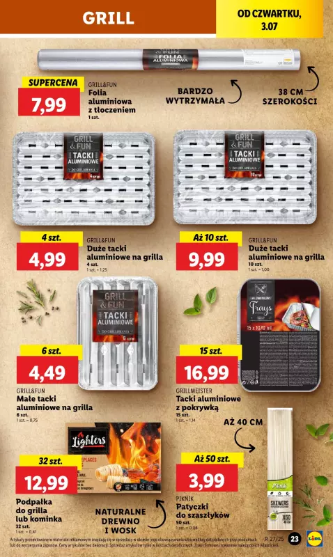 Lidl - gazetka promocyjna Oferta od czwartku od czwartku 03.07 do soboty 05.07 - strona 35