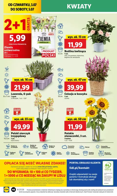 Lidl - gazetka promocyjna Oferta od czwartku od czwartku 03.07 do soboty 05.07 - strona 64