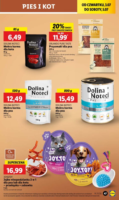 Lidl - gazetka promocyjna Oferta od czwartku od czwartku 03.07 do soboty 05.07 - strona 63
