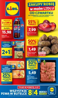 Lidl - gazetka promocyjna Oferta od czwartku od czwartku 03.07 do soboty 05.07