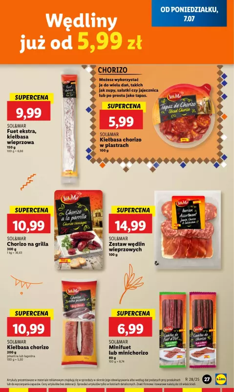 Lidl - gazetka promocyjna Oferta od poniedziałku od poniedziałku 07.07 do środy 09.07 - strona 33