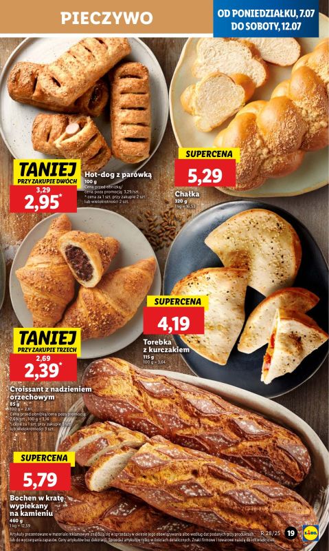 Lidl - gazetka promocyjna Oferta od poniedziałku od poniedziałku 07.07 do środy 09.07 - strona 19