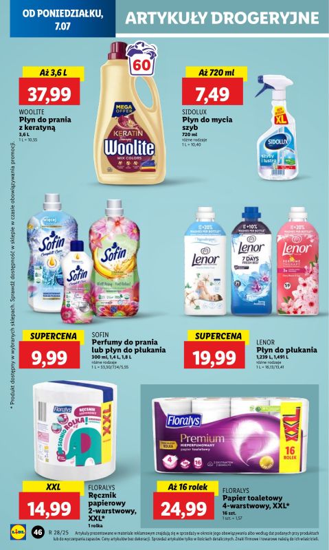 Lidl - gazetka promocyjna Oferta od poniedziałku od poniedziałku 07.07 do środy 09.07 - strona 54