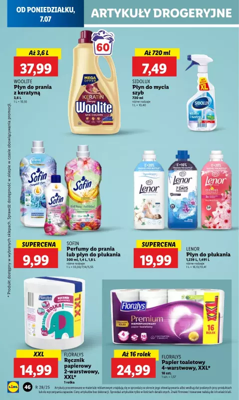 Lidl - gazetka promocyjna Oferta od poniedziałku od poniedziałku 07.07 do środy 09.07 - strona 54