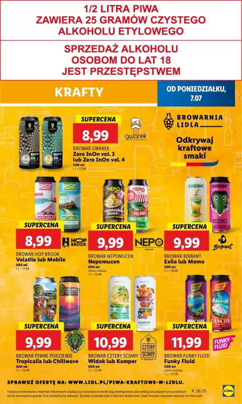 Lidl - gazetka promocyjna Oferta od poniedziałku od poniedziałku 07.07 do środy 09.07 - strona 45