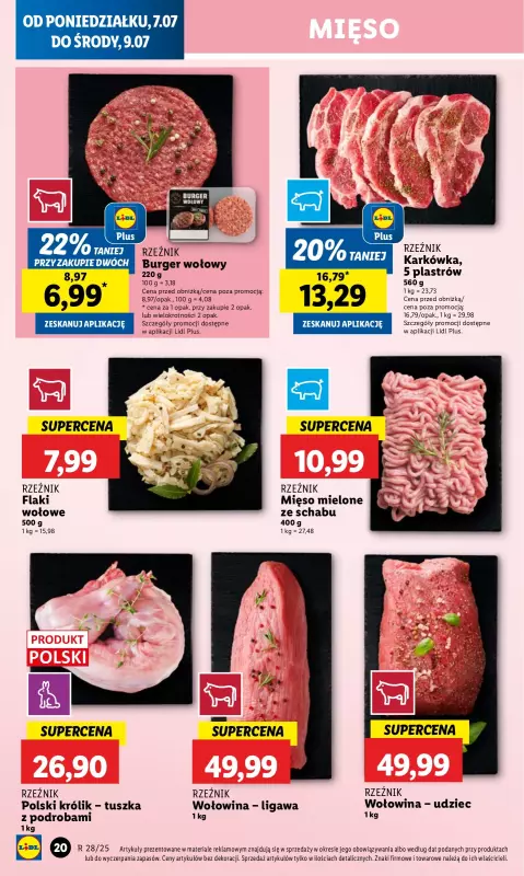 Lidl - gazetka promocyjna Oferta od poniedziałku od poniedziałku 07.07 do środy 09.07 - strona 20