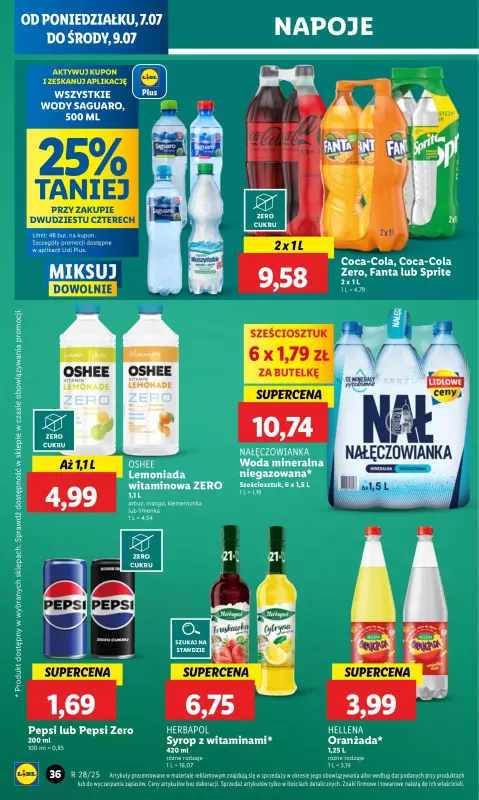Lidl - gazetka promocyjna Oferta od poniedziałku od poniedziałku 07.07 do środy 09.07 - strona 42
