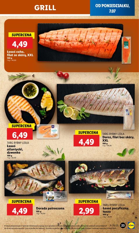 Lidl - gazetka promocyjna Oferta od poniedziałku od poniedziałku 07.07 do środy 09.07 - strona 23
