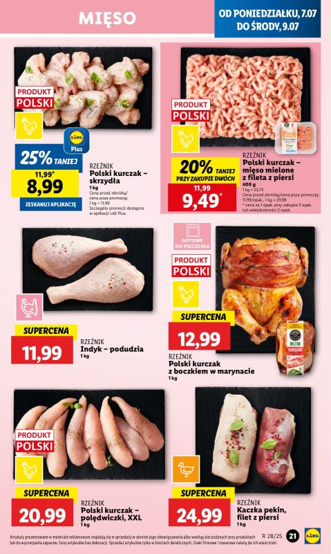 Lidl - gazetka promocyjna Oferta od poniedziałku od poniedziałku 07.07 do środy 09.07 - strona 21