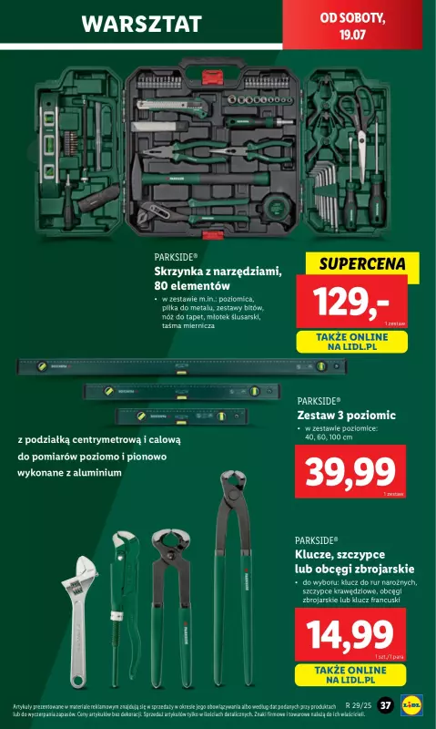 Lidl - gazetka promocyjna Katalog od poniedziałku 14.07 do soboty 19.07 - strona 47