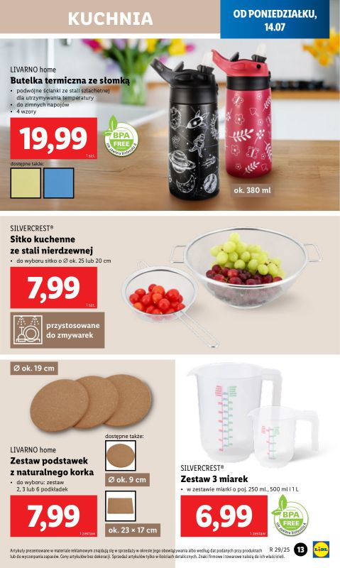 Lidl - gazetka promocyjna Katalog od poniedziałku 14.07 do soboty 19.07 - strona 15