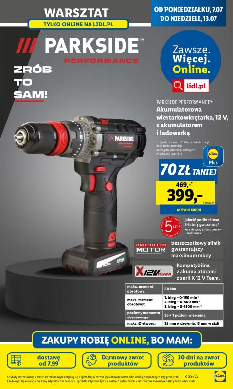 Lidl - gazetka promocyjna Katalog od poniedziałku 14.07 do soboty 19.07 - strona 29