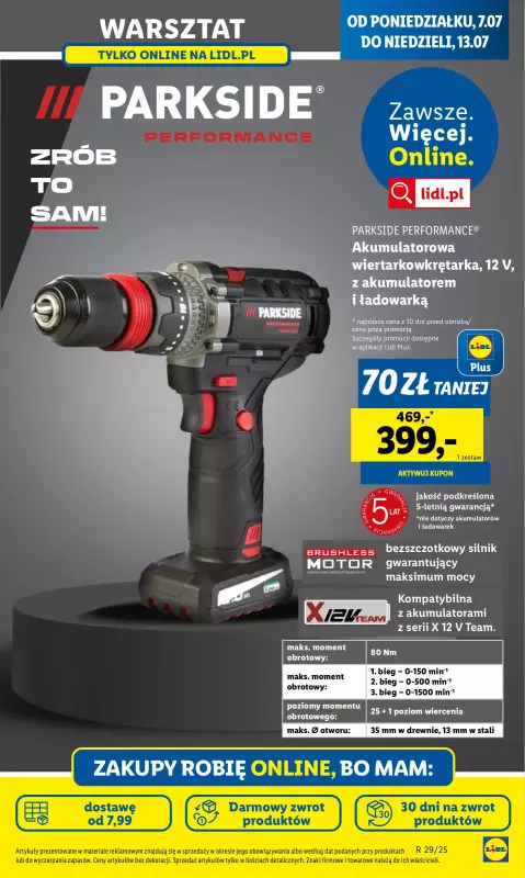 Lidl - gazetka promocyjna Katalog od poniedziałku 14.07 do soboty 19.07 - strona 29