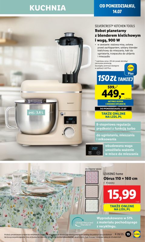 Lidl - gazetka promocyjna Katalog od poniedziałku 14.07 do soboty 19.07 - strona 17