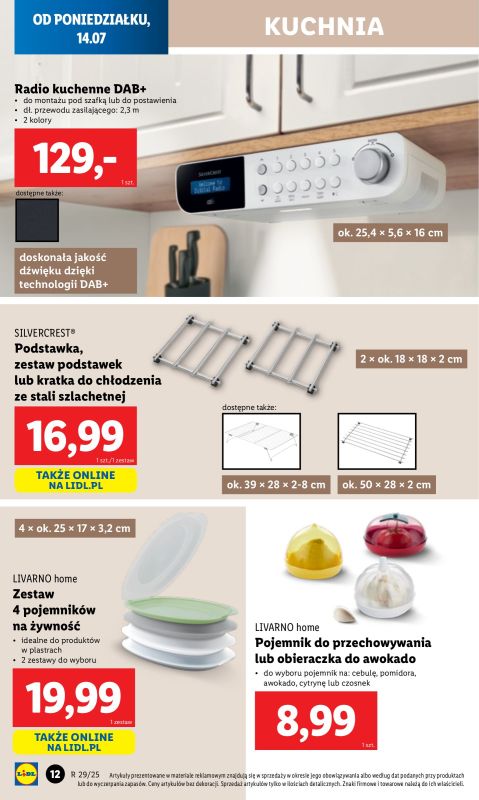 Lidl - gazetka promocyjna Katalog od poniedziałku 14.07 do soboty 19.07 - strona 14