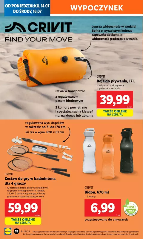 Lidl - gazetka promocyjna Katalog od poniedziałku 14.07 do soboty 19.07 - strona 20