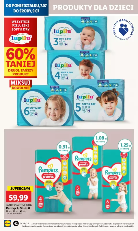 Lidl - gazetka promocyjna Oferta od poniedziałku od poniedziałku 07.07 do środy 09.07 - strona 52