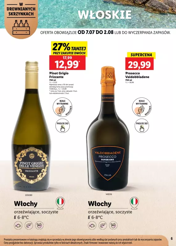 Lidl - gazetka promocyjna Karta Win Powiew Świeżości od poniedziałku 07.07 do soboty 02.08 - strona 6