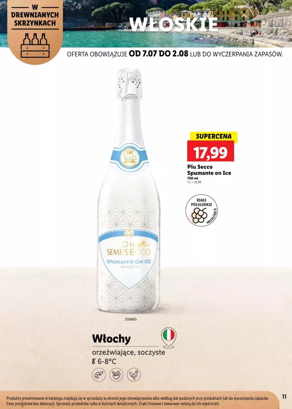 Lidl - gazetka promocyjna Karta Win Powiew Świeżości od poniedziałku 07.07 do soboty 02.08 - strona 11