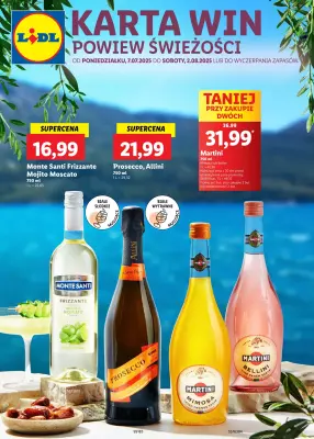 Lidl - gazetka promocyjna Karta Win Powiew Świeżości od poniedziałku 07.07 do soboty 02.08
