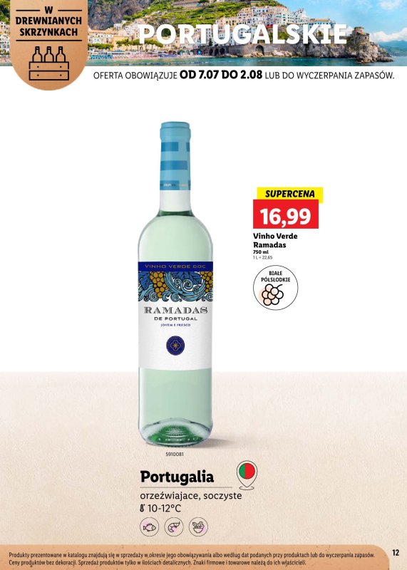 Lidl - gazetka promocyjna Karta Win Powiew Świeżości od poniedziałku 07.07 do soboty 02.08 - strona 12