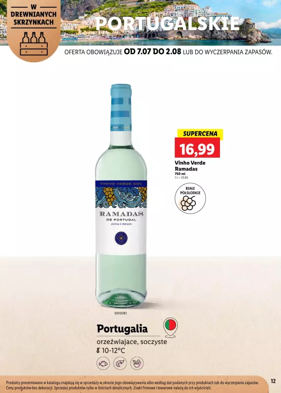 Lidl - gazetka promocyjna Karta Win Powiew Świeżości od poniedziałku 07.07 do soboty 02.08 - strona 12