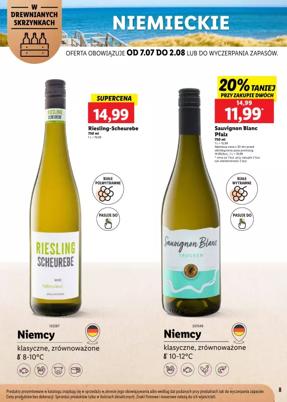Lidl - gazetka promocyjna Karta Win Powiew Świeżości od poniedziałku 07.07 do soboty 02.08 - strona 8
