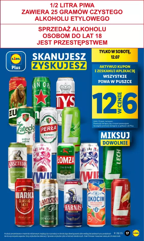 Lidl - gazetka promocyjna Oferta od czwartku od czwartku 10.07 do soboty 12.07 - strona 19