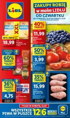 Lidl - gazetka promocyjna Oferta od czwartku od czwartku 10.07 do soboty 12.07