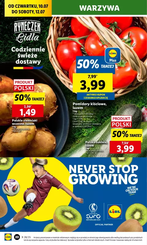Lidl - gazetka promocyjna Oferta od czwartku od czwartku 10.07 do soboty 12.07 - strona 24