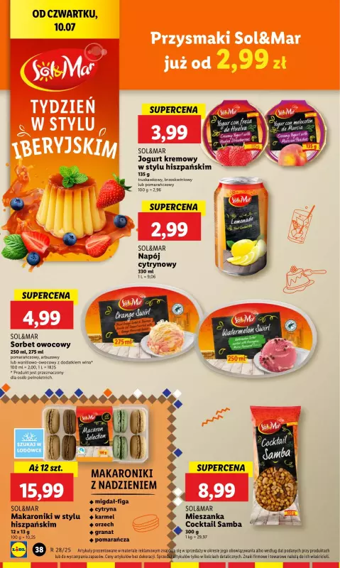 Lidl - gazetka promocyjna Oferta od czwartku od czwartku 10.07 do soboty 12.07 - strona 50
