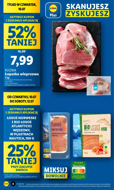 Lidl - gazetka promocyjna Oferta od czwartku od czwartku 10.07 do soboty 12.07 - strona 6