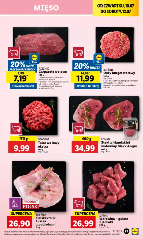 Lidl - gazetka promocyjna Oferta od czwartku od czwartku 10.07 do soboty 12.07 - strona 37