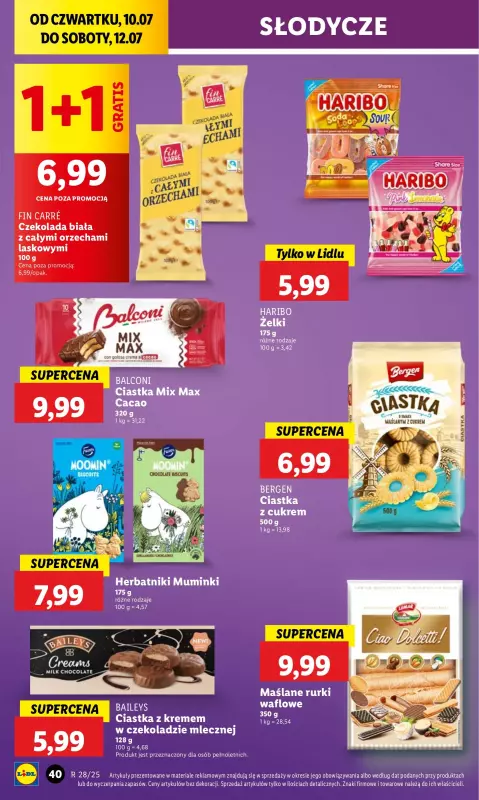 Lidl - gazetka promocyjna Oferta od czwartku od czwartku 10.07 do soboty 12.07 - strona 52