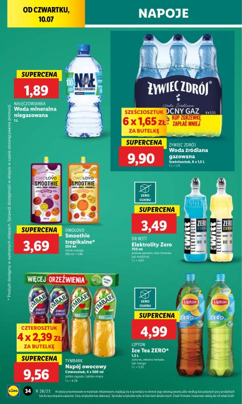 Lidl - gazetka promocyjna Oferta od czwartku od czwartku 10.07 do soboty 12.07 - strona 42