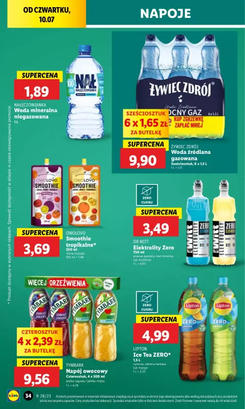 Lidl - gazetka promocyjna Oferta od czwartku od czwartku 10.07 do soboty 12.07 - strona 42