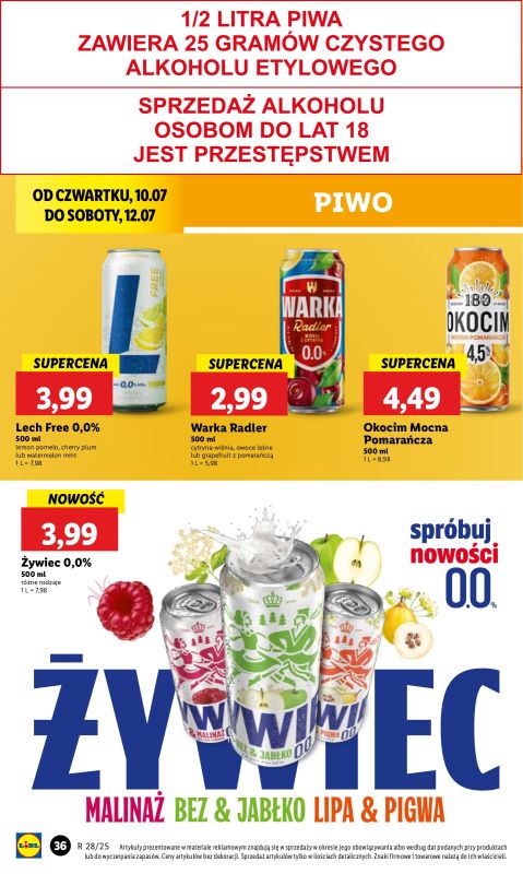 Lidl - gazetka promocyjna Oferta od czwartku od czwartku 10.07 do soboty 12.07 - strona 46