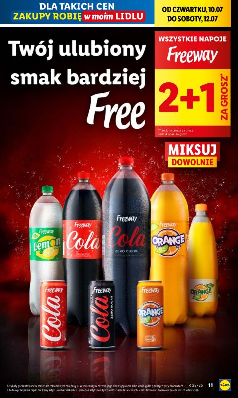 Lidl - gazetka promocyjna Oferta od czwartku od czwartku 10.07 do soboty 12.07 - strona 11