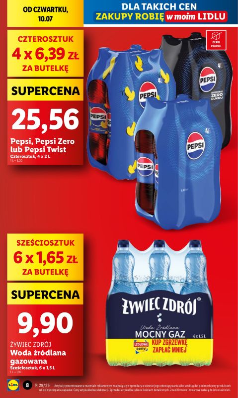 Lidl - gazetka promocyjna Oferta od czwartku od czwartku 10.07 do soboty 12.07 - strona 8