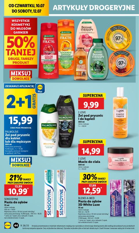 Lidl - gazetka promocyjna Oferta od czwartku od czwartku 10.07 do soboty 12.07 - strona 56
