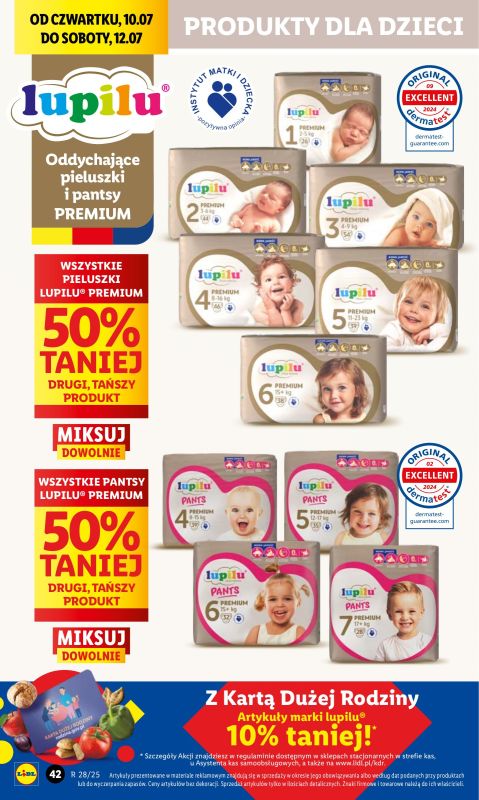 Lidl - gazetka promocyjna Oferta od czwartku od czwartku 10.07 do soboty 12.07 - strona 54
