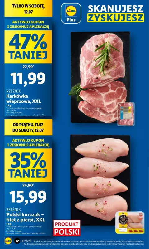 Lidl - gazetka promocyjna Oferta od czwartku od czwartku 10.07 do soboty 12.07 - strona 12