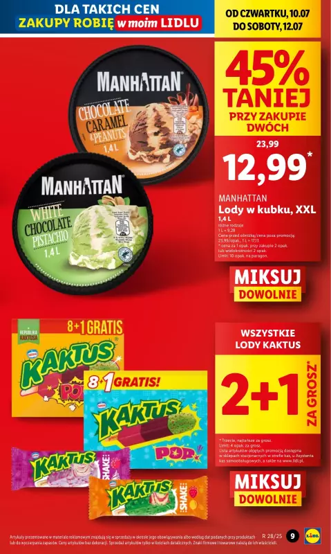 Lidl - gazetka promocyjna Oferta od czwartku od czwartku 10.07 do soboty 12.07 - strona 9