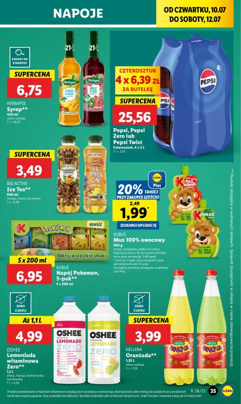Lidl - gazetka promocyjna Oferta od czwartku od czwartku 10.07 do soboty 12.07 - strona 43